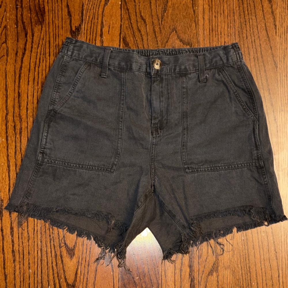 aerie charcoal gray women’s shorts
